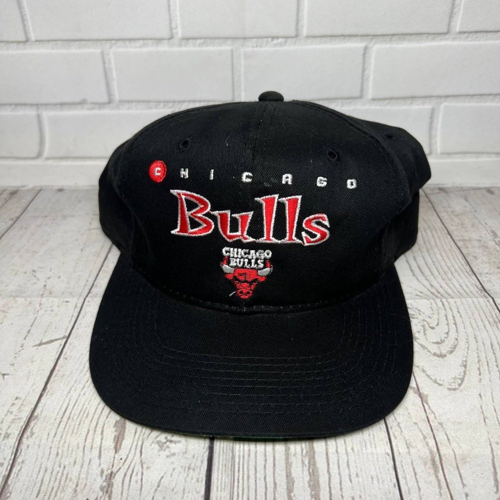 Vintage Chicago‎ Bulls NBA Youngan Hat Snapback Cap Black Men